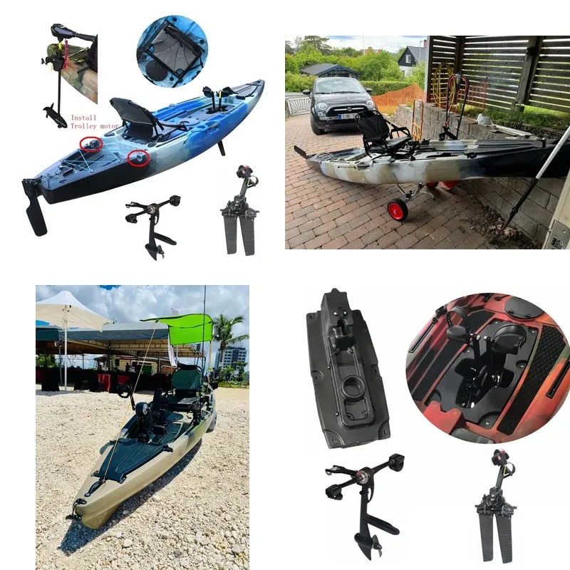 Fishing Kayak Sit In - Motore Elettrico a Pedale Singolo per