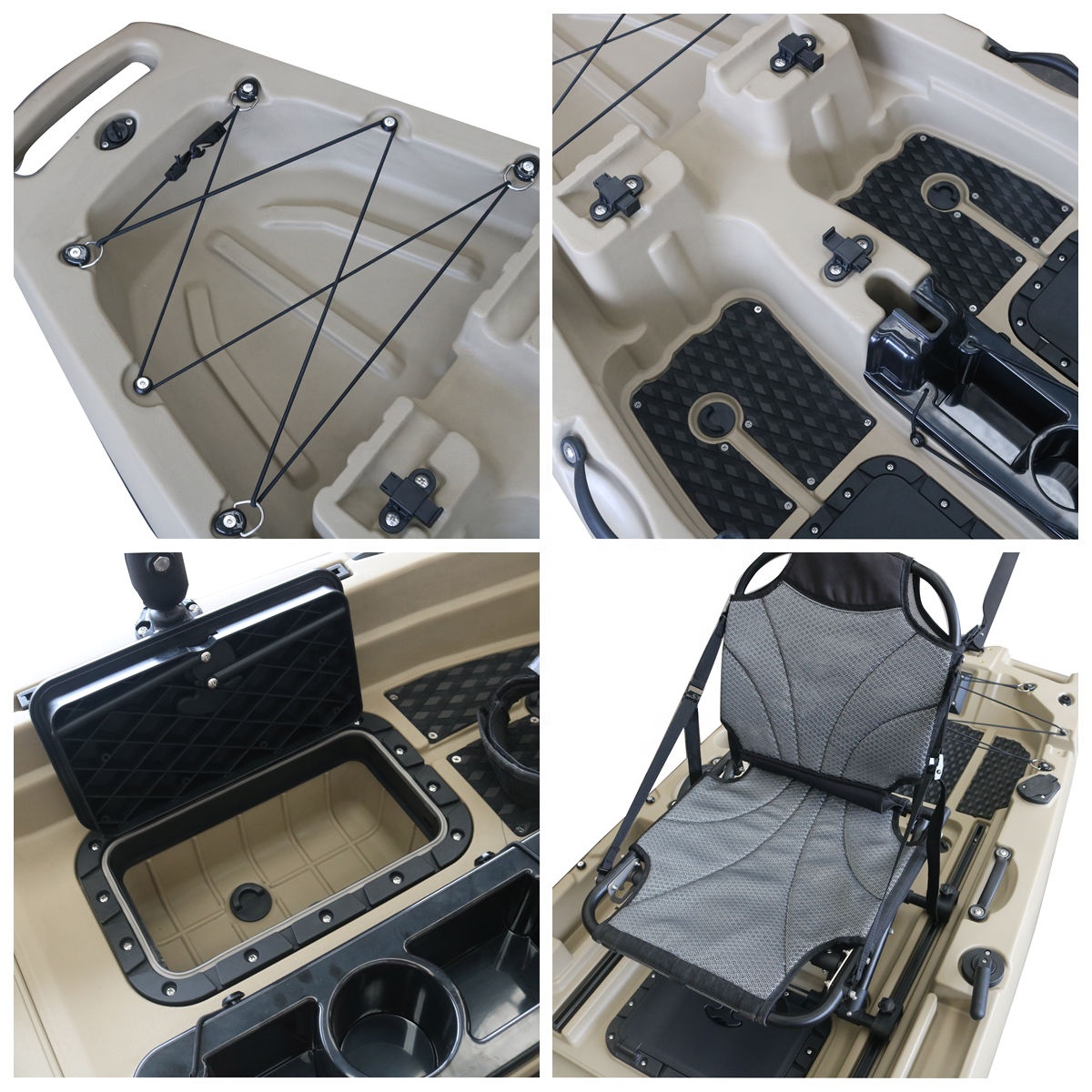 Nuovo Kayak Modulare 2025 da 9 - Fishing Kayak Pedal Drive recensione e prezzo