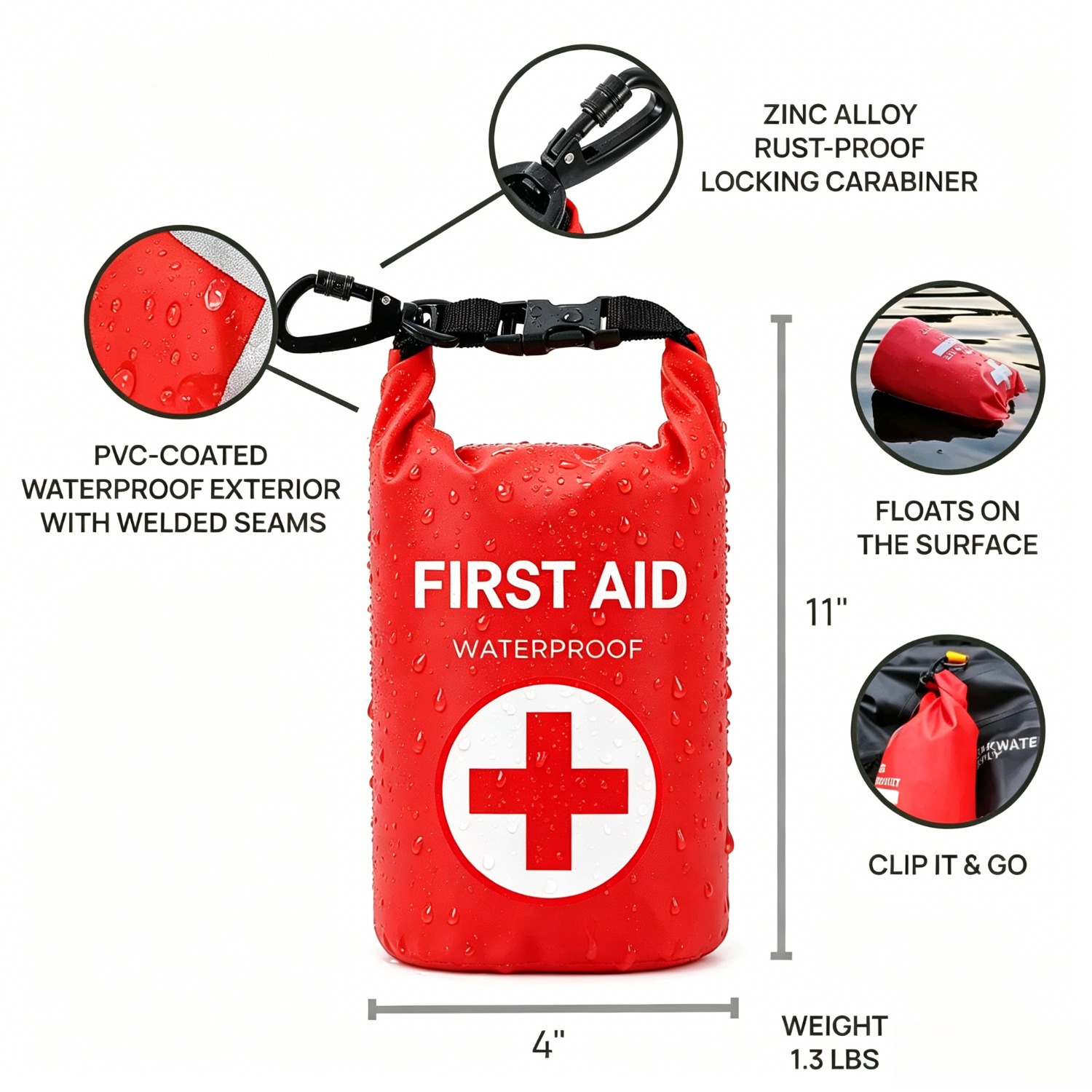 Borsa di Pronto Soccorso Imper - Fishing Kayak Storage Bag recensione e prezzo