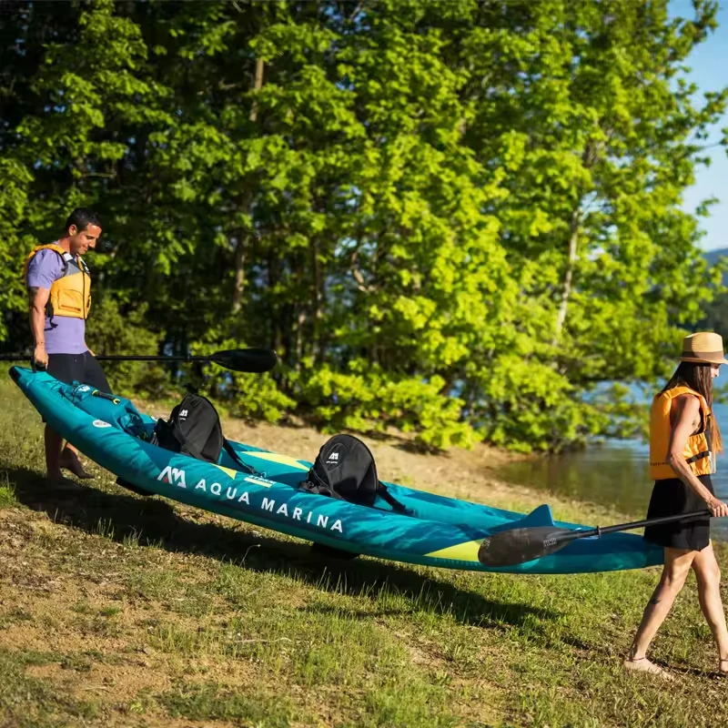 Canoa Kayak Gonfiabile 1-2 Per - Fishing Kayak Paddle recensione e prezzo