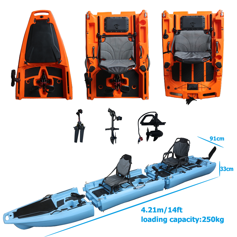 Kayak a Pedali Staccabile da 1 - Fishing Kayak Sit In recensione e prezzo
