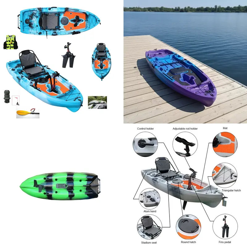 Kayak Vicking Ocean monoposto  - Fishing Kayak Pedal Drive recensione e prezzo